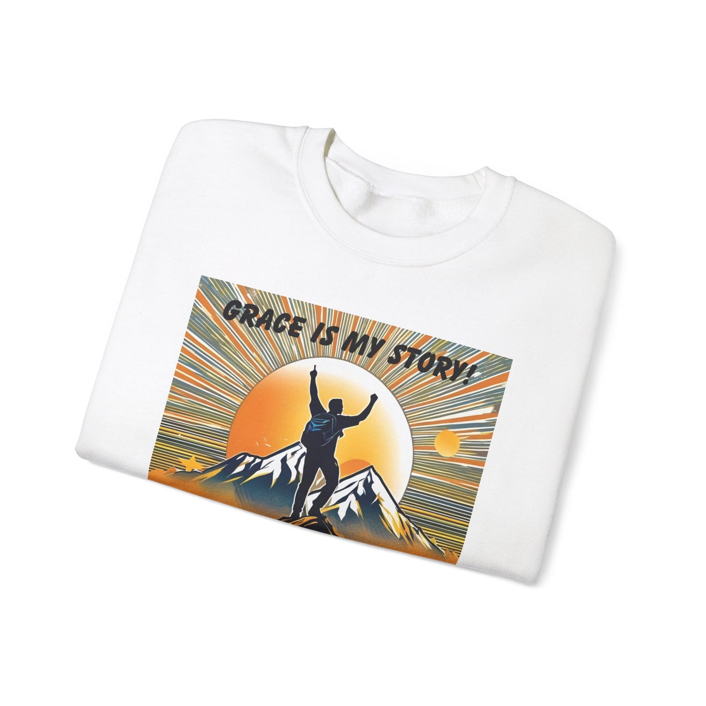 Grace Is My Story Unisex Crewneck Sweatshirt