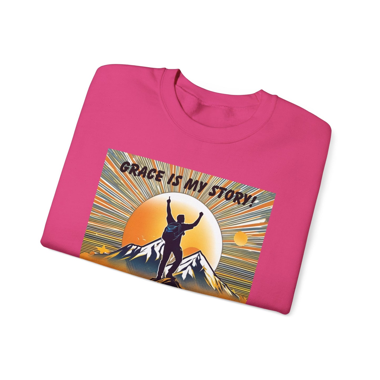 Grace Is My Story Unisex Crewneck Sweatshirt