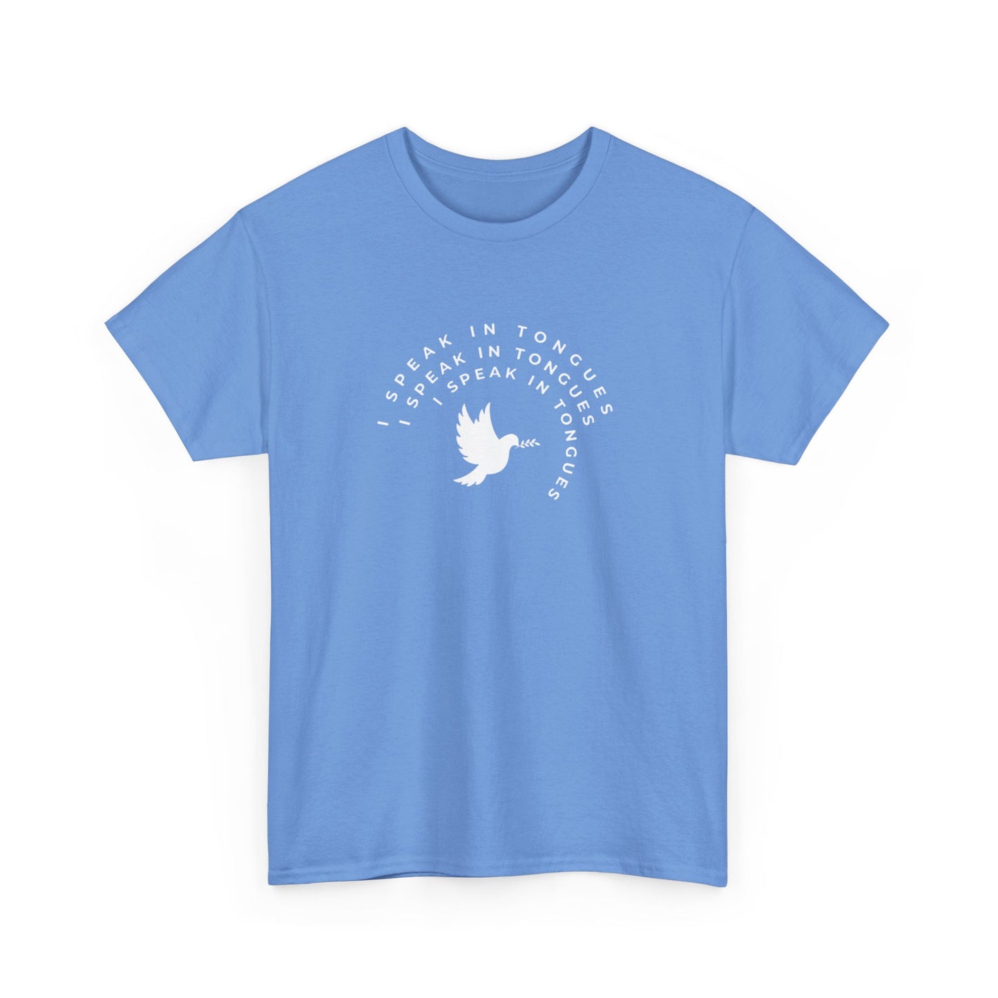 Speak In Tongues White Dove Unisex Cotton T-Shirt