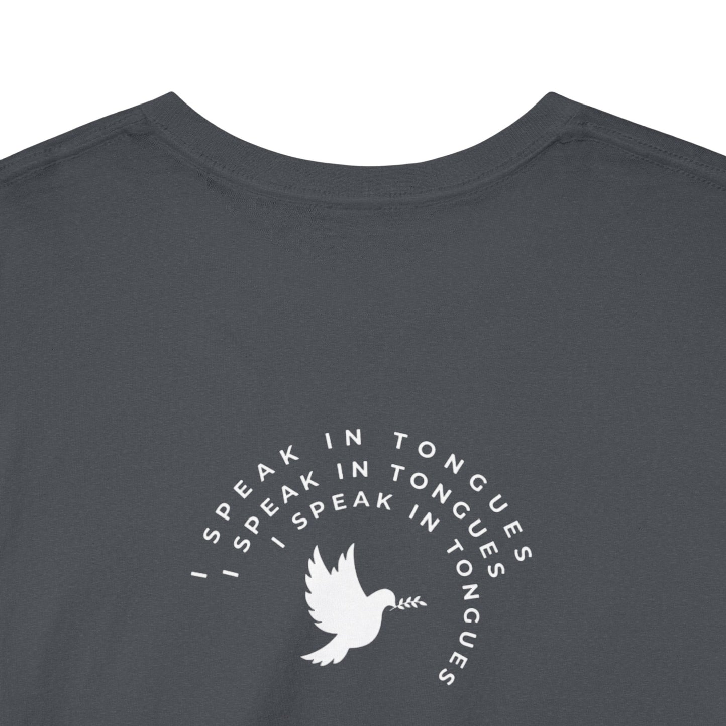 Speak In Tongues White Dove Unisex Cotton T-Shirt