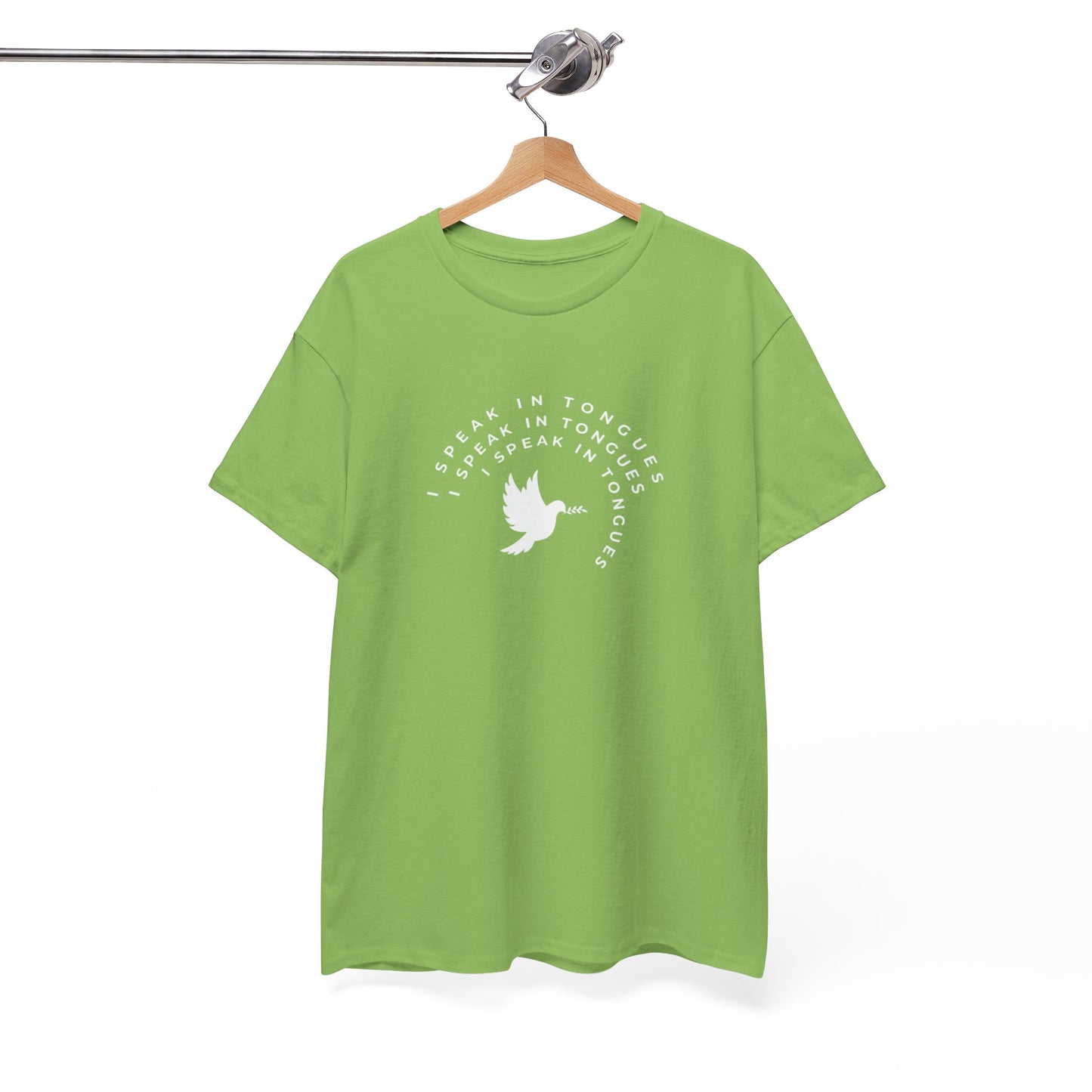 Speak In Tongues White Dove Unisex Cotton T-Shirt