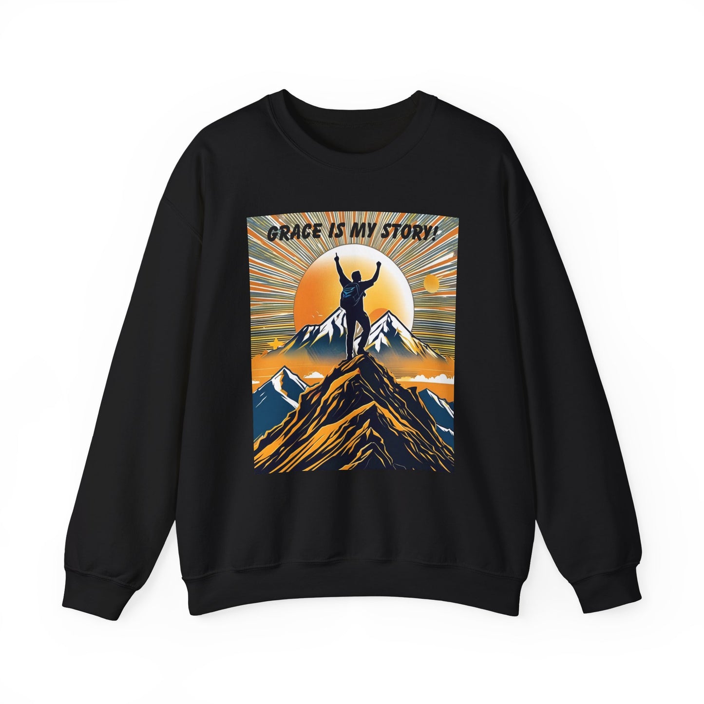 Grace Is My Story Unisex Crewneck Sweatshirt