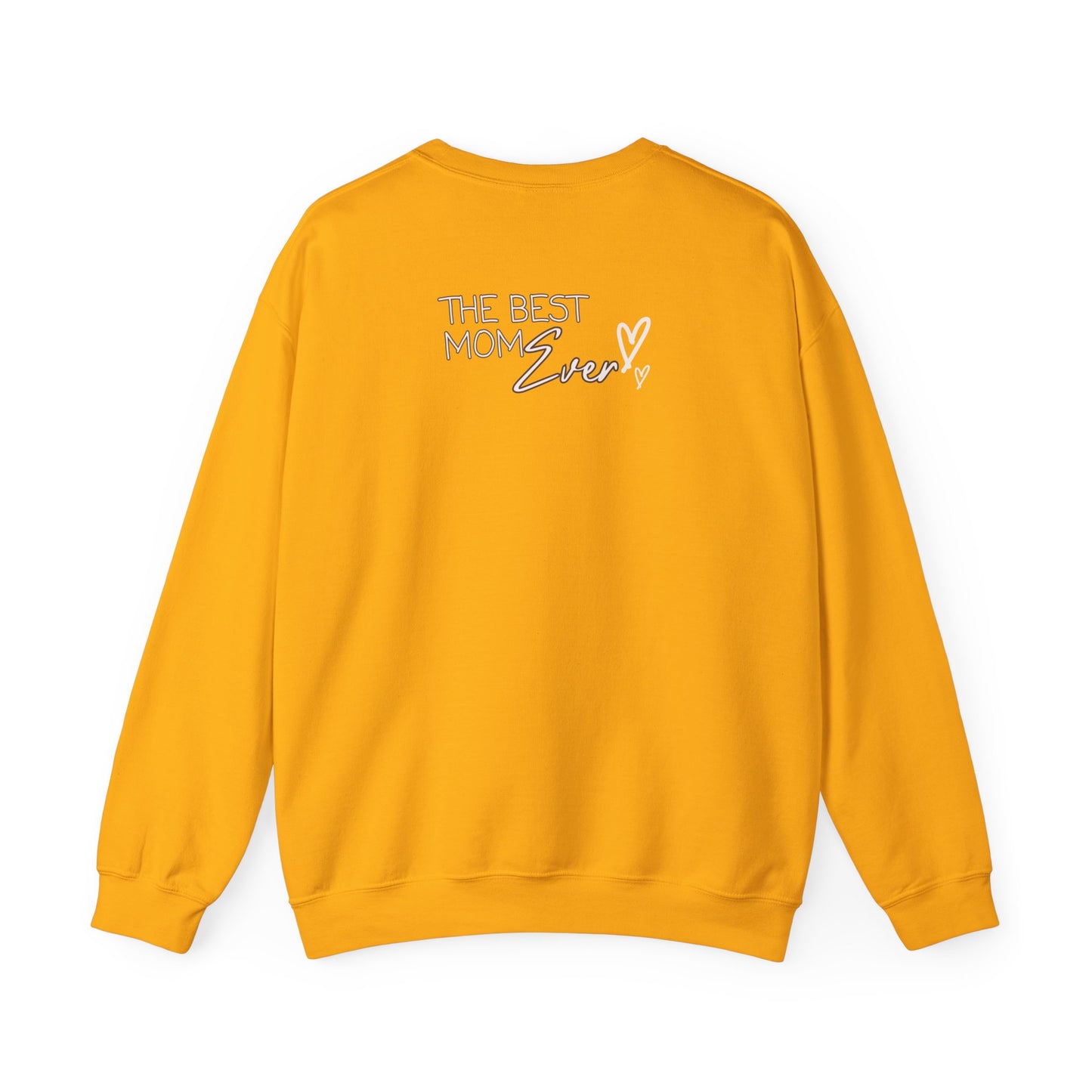 Best Mom Ever Hearts Heavy Blend™ Crewneck Sweatshirt