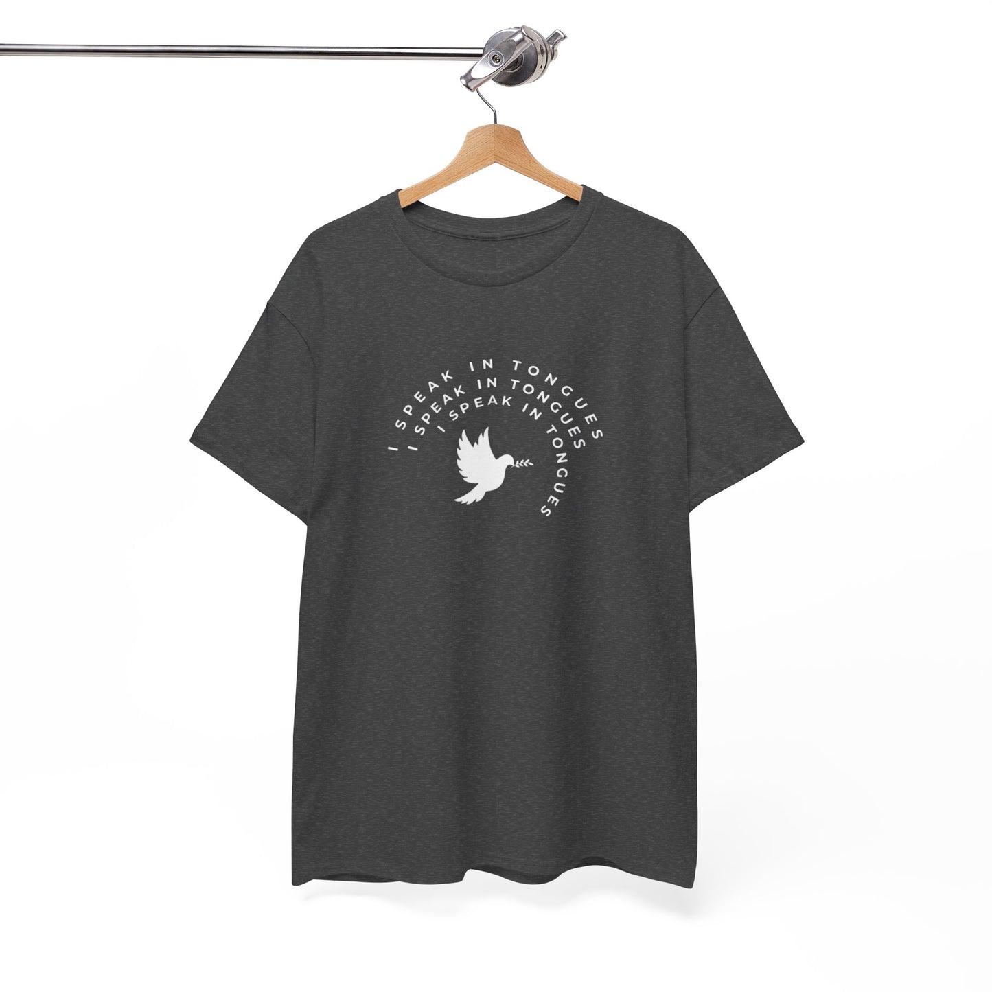 Speak In Tongues White Dove Unisex Cotton T-Shirt