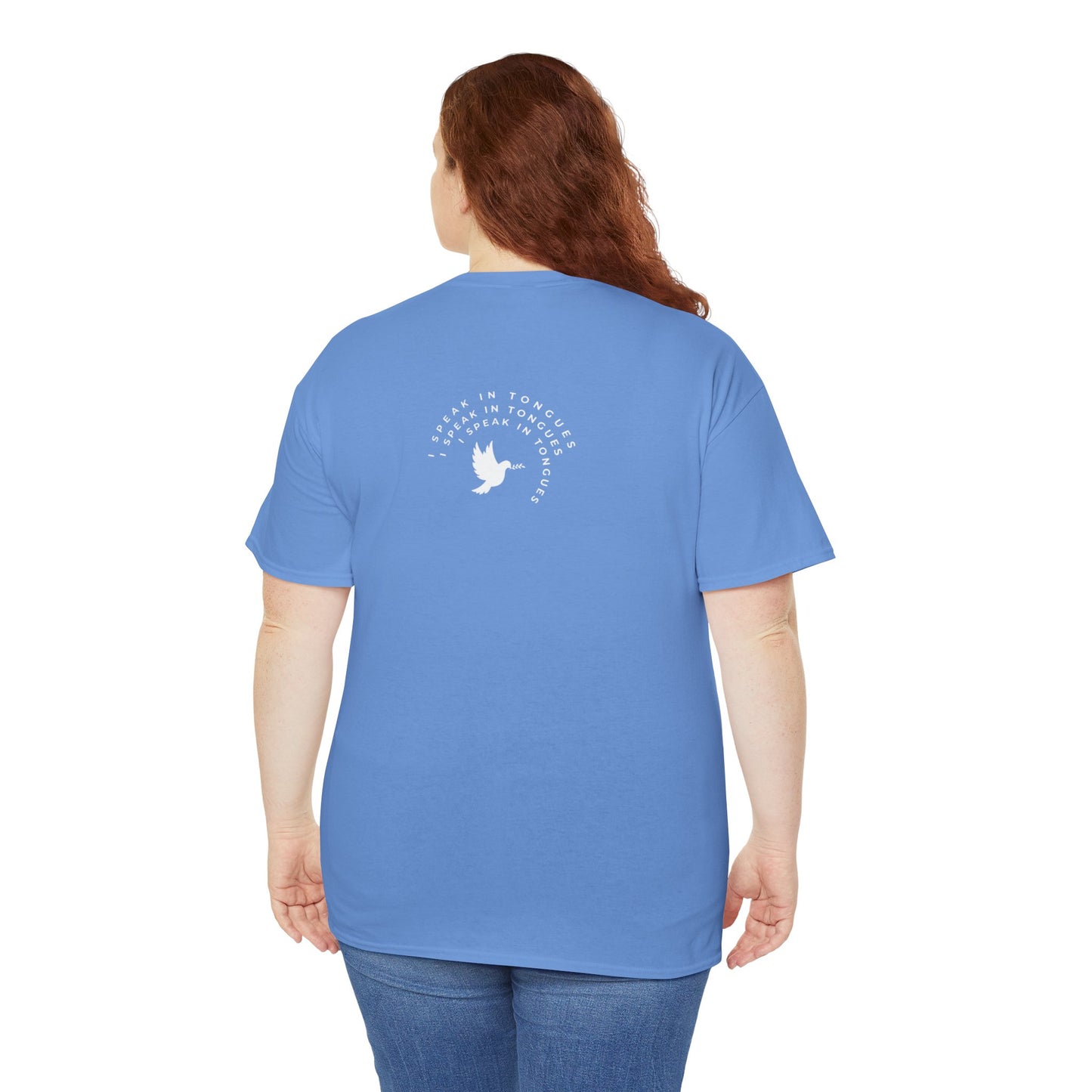 Speak In Tongues White Dove Unisex Cotton T-Shirt