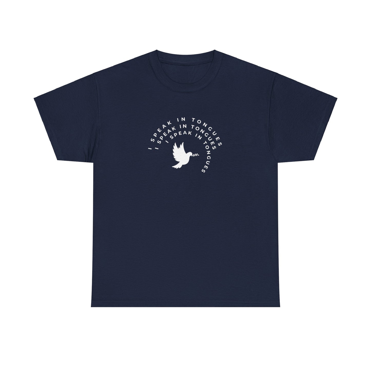 Speak In Tongues White Dove Unisex Cotton T-Shirt