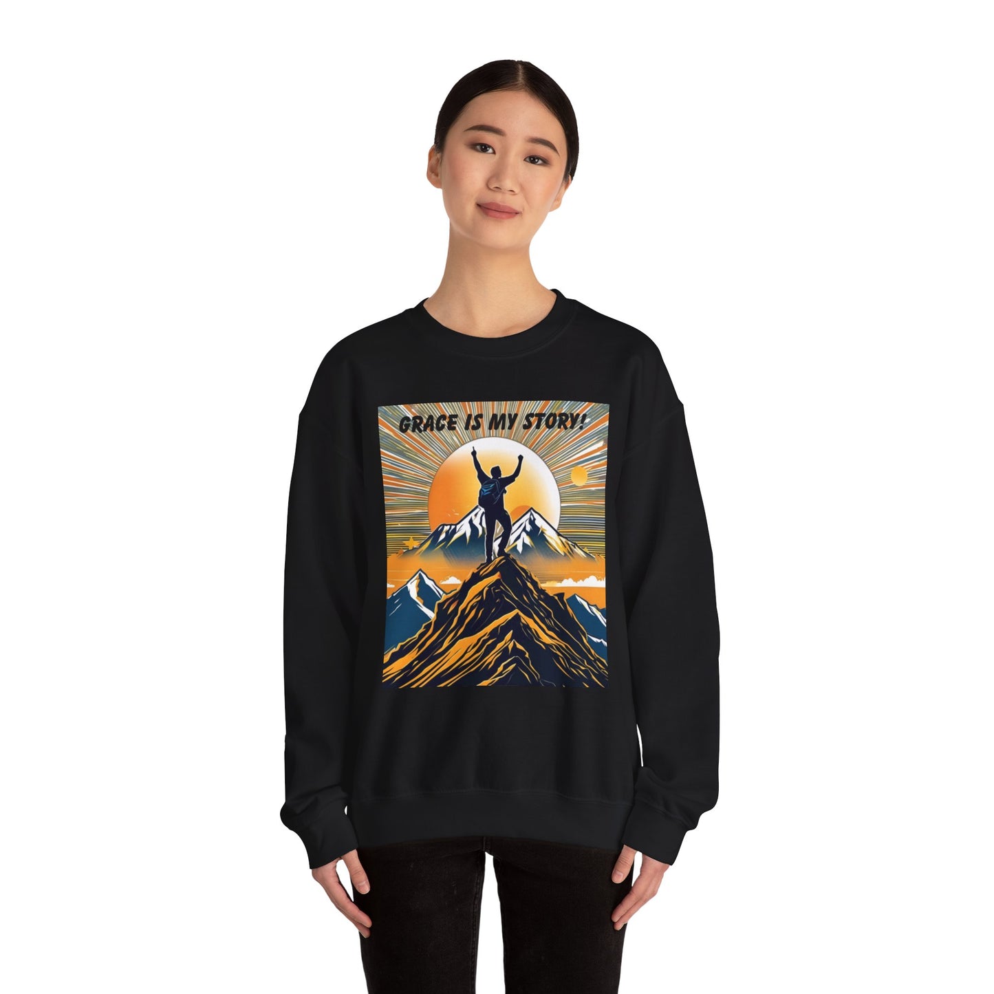 Grace Is My Story Unisex Crewneck Sweatshirt