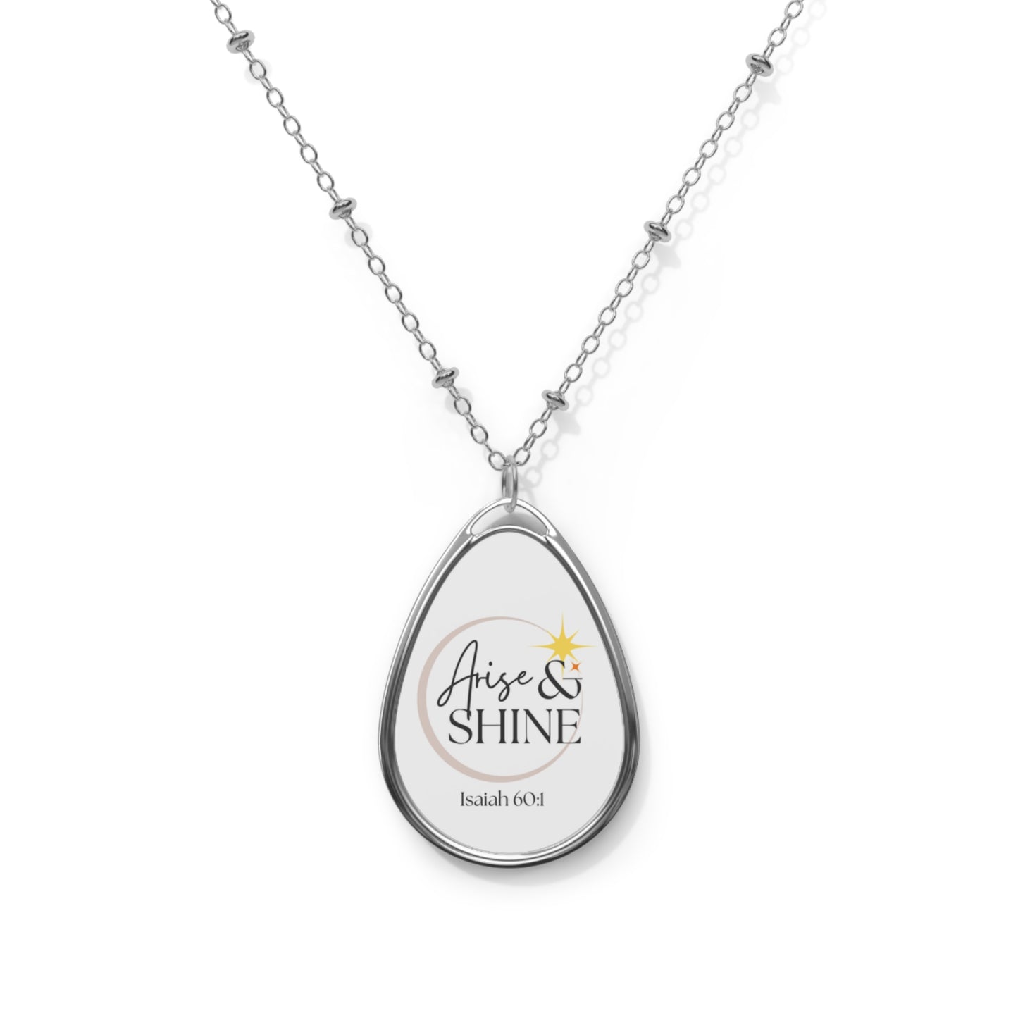 Arise & Shine Oval Necklace