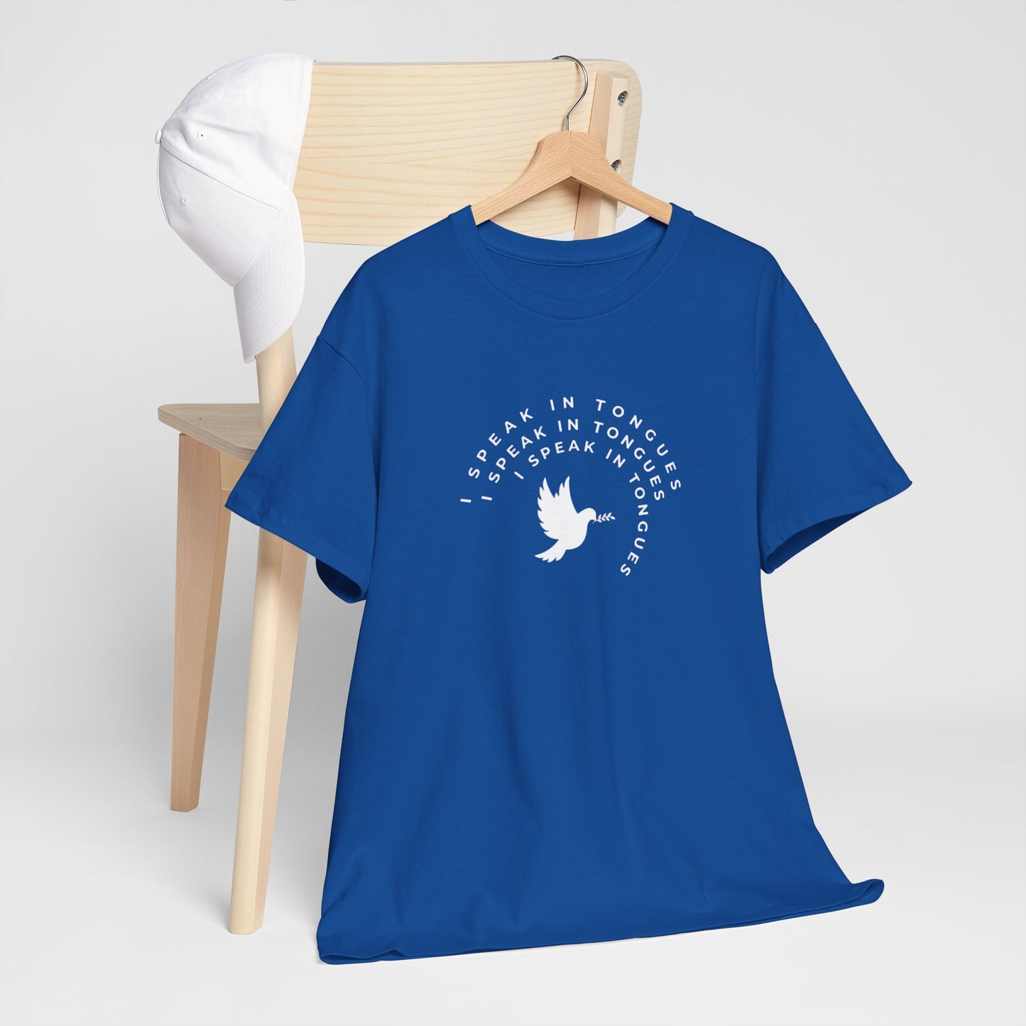Speak In Tongues White Dove Unisex Cotton T-Shirt