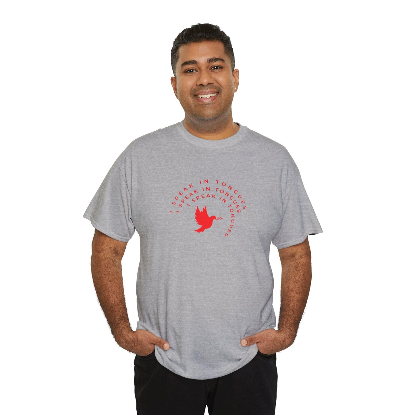 Speak In Tongues Red Dove Unisex Cotton T-Shirt