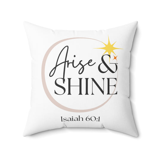 Arise & Shine Square Pillow