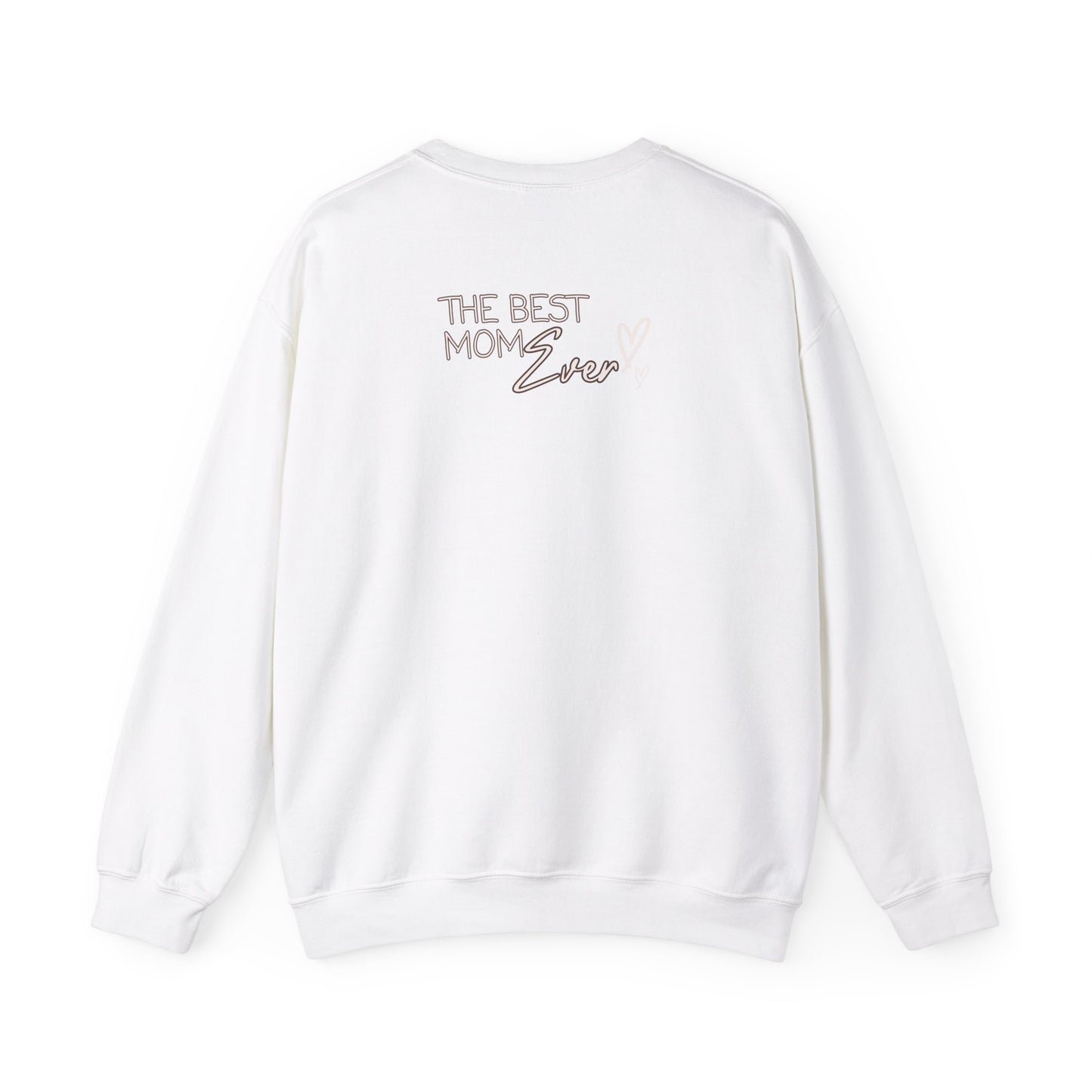 Best Mom Ever Hearts Heavy Blend™ Crewneck Sweatshirt
