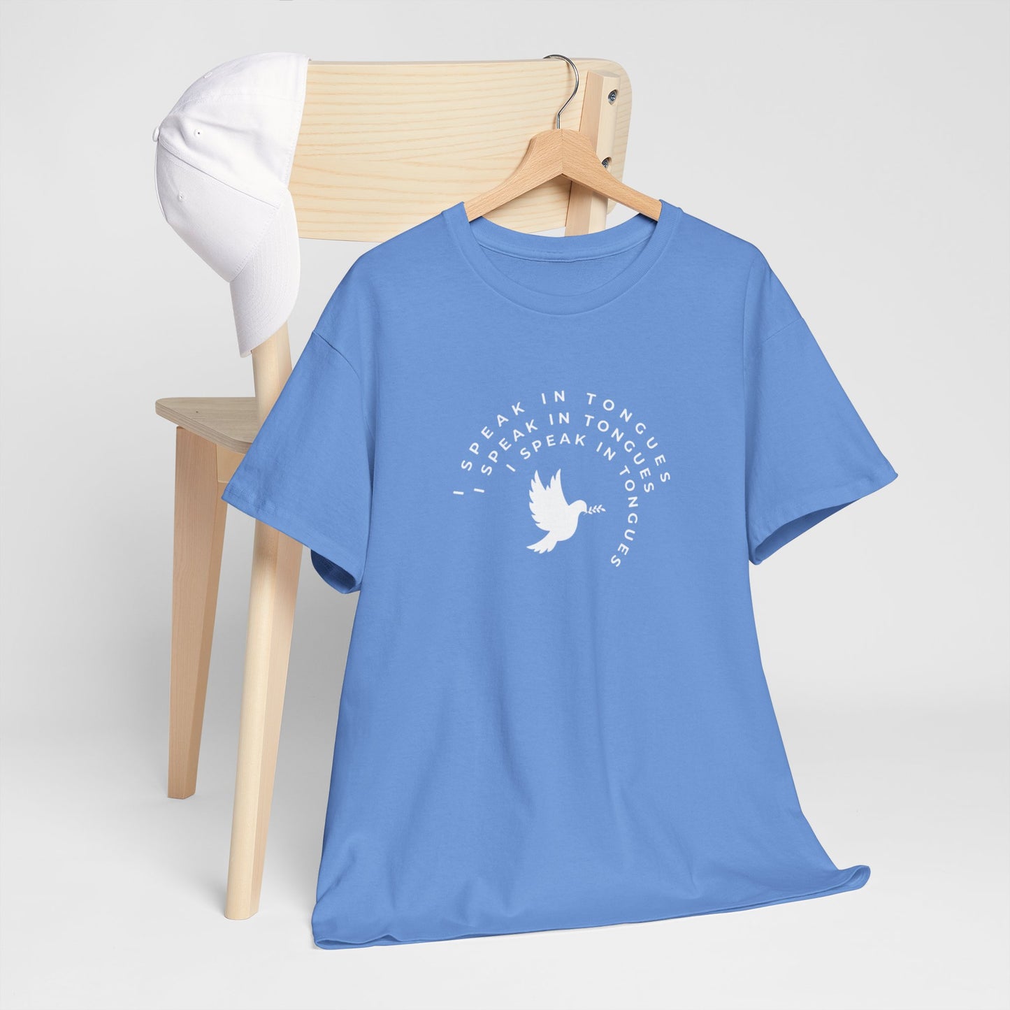 Speak In Tongues White Dove Unisex Cotton T-Shirt