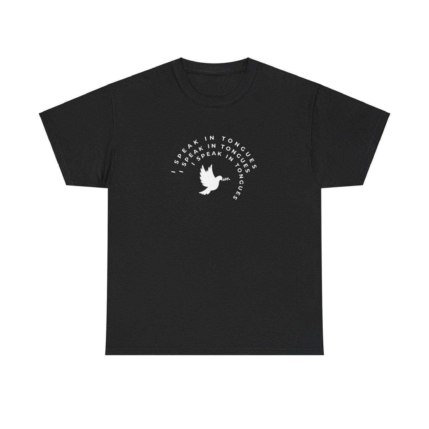 Speak In Tongues White Dove Unisex Cotton T-Shirt