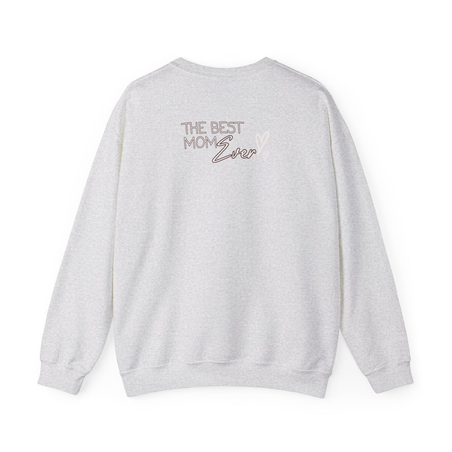 Best Mom Ever Hearts Heavy Blend™ Crewneck Sweatshirt