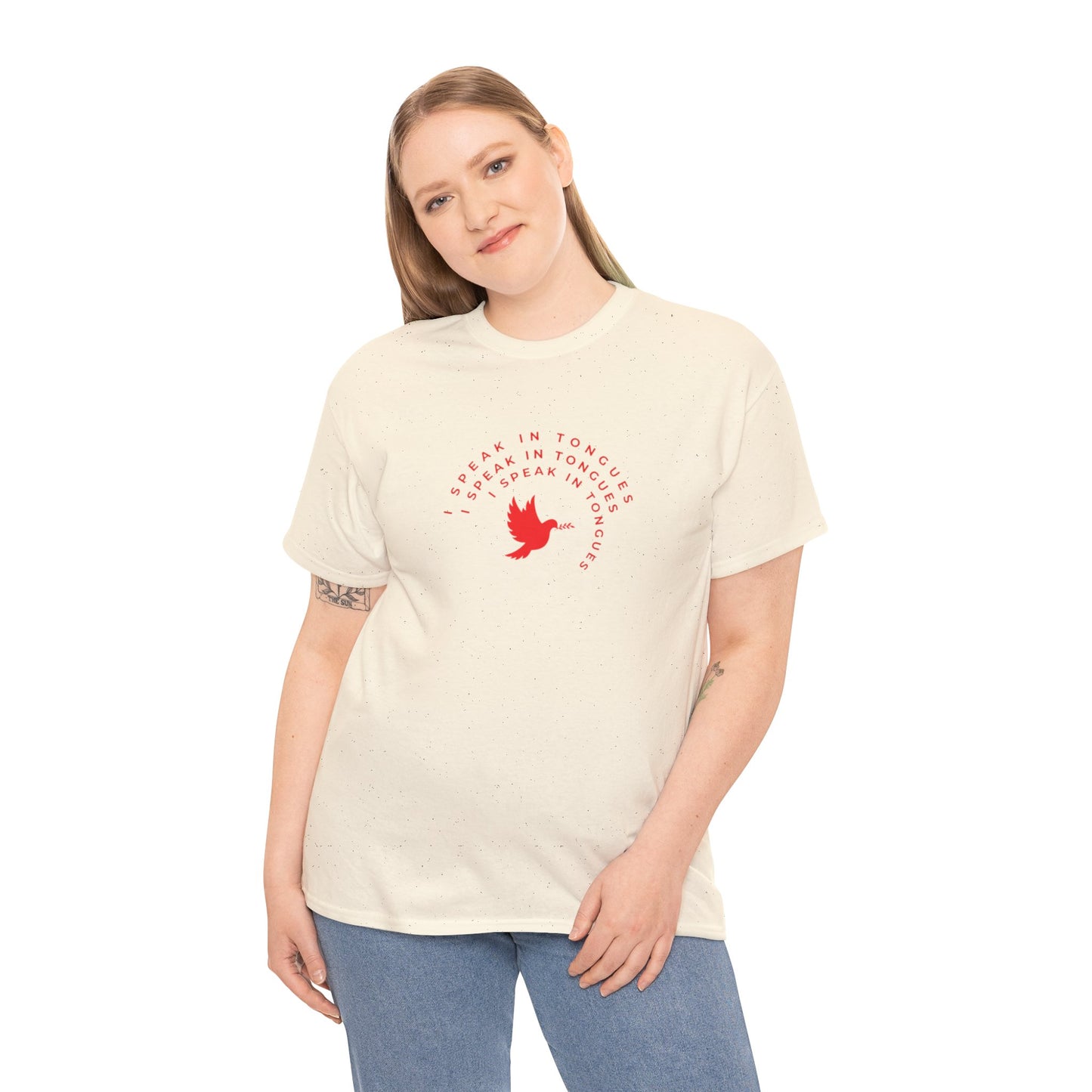 Speak In Tongues Red Dove Unisex Cotton T-Shirt
