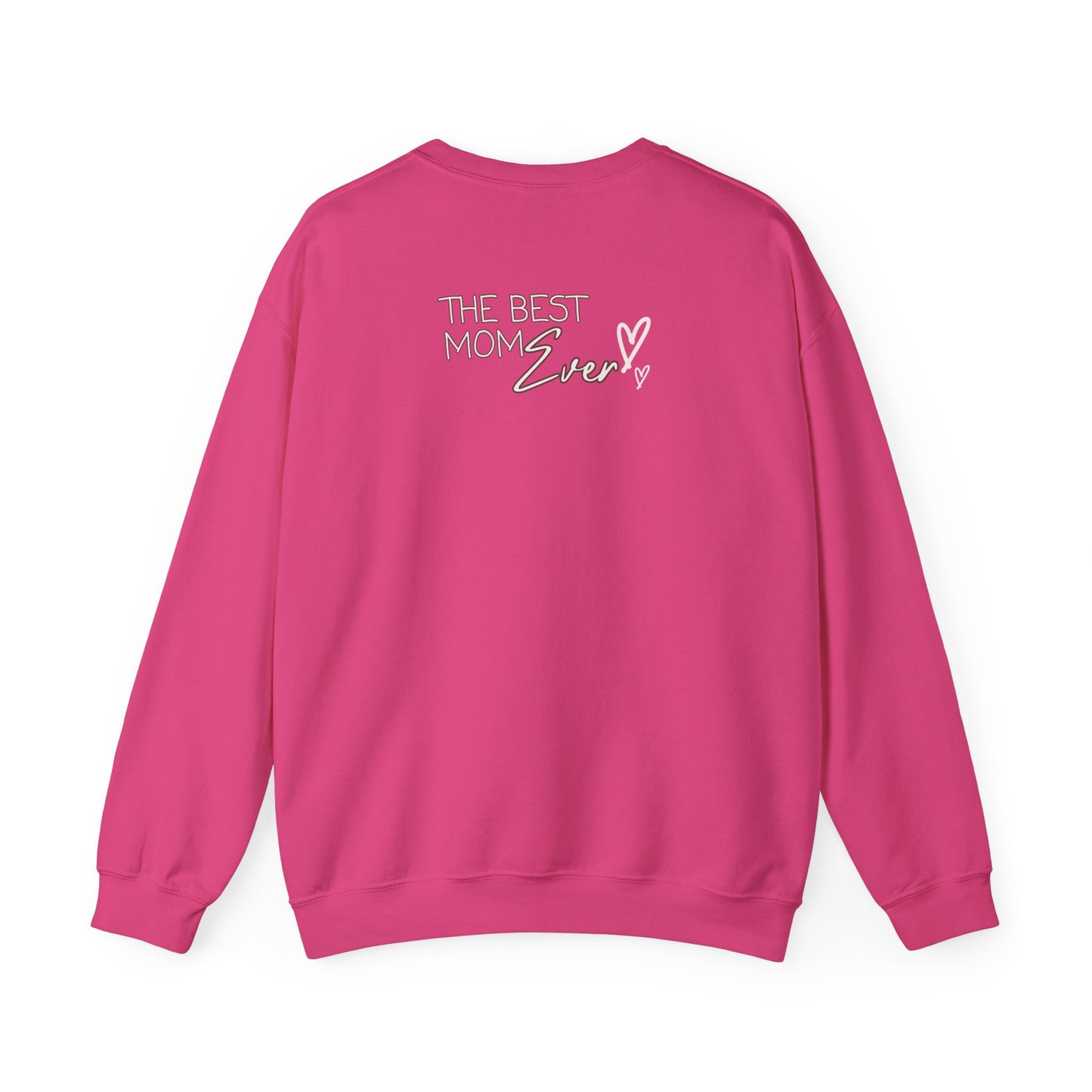 Best Mom Ever Hearts Heavy Blend™ Crewneck Sweatshirt