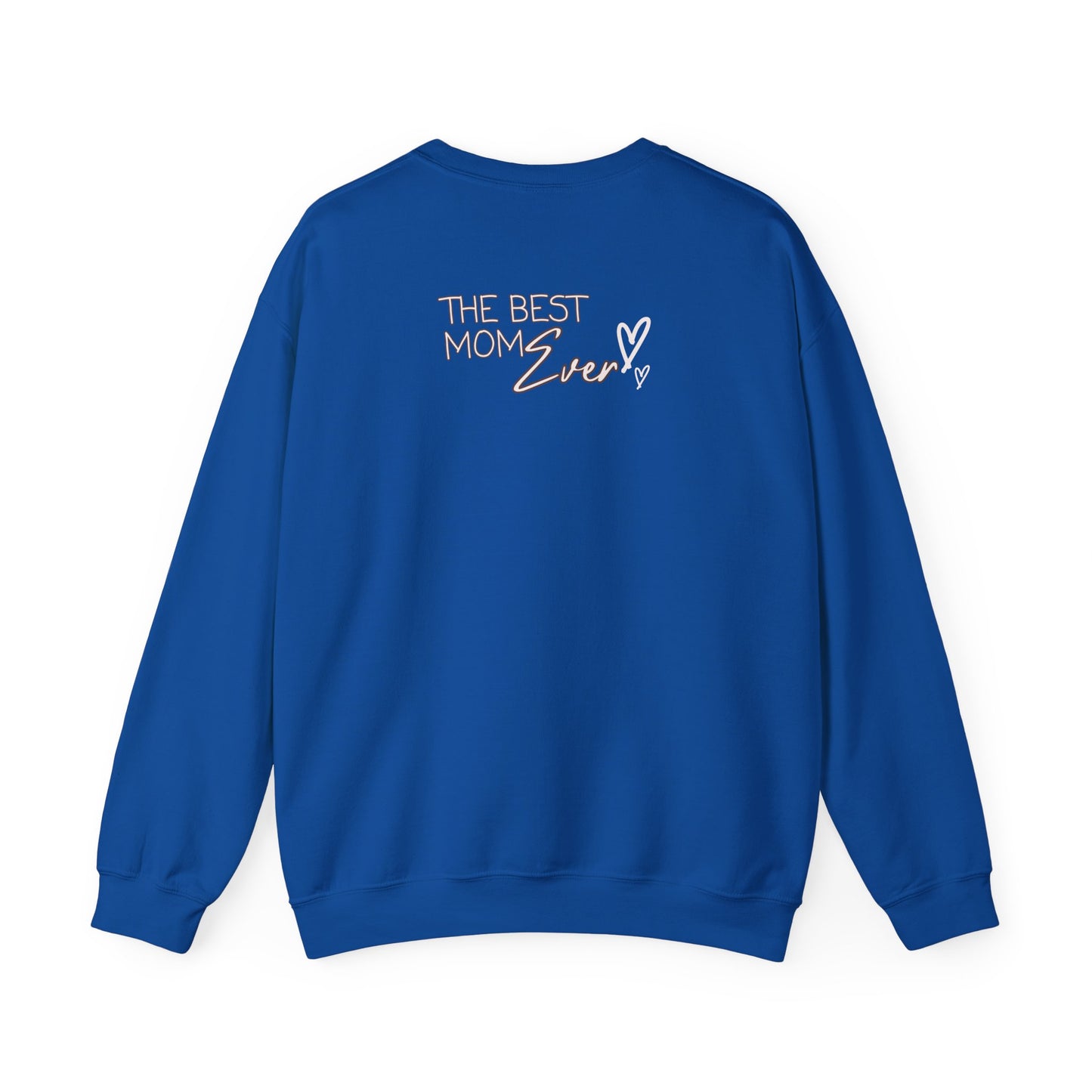 Best Mom Ever Hearts Heavy Blend™ Crewneck Sweatshirt