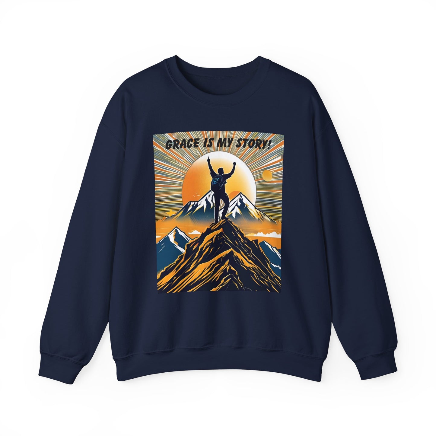 Grace Is My Story Unisex Crewneck Sweatshirt