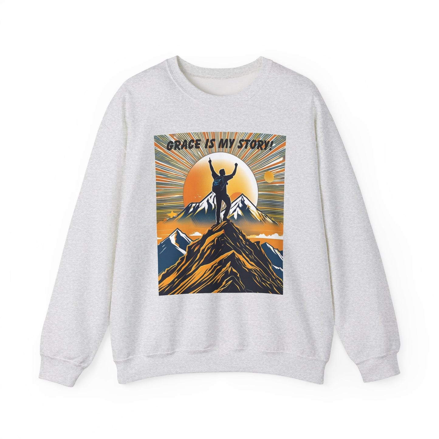 Grace Is My Story Unisex Crewneck Sweatshirt